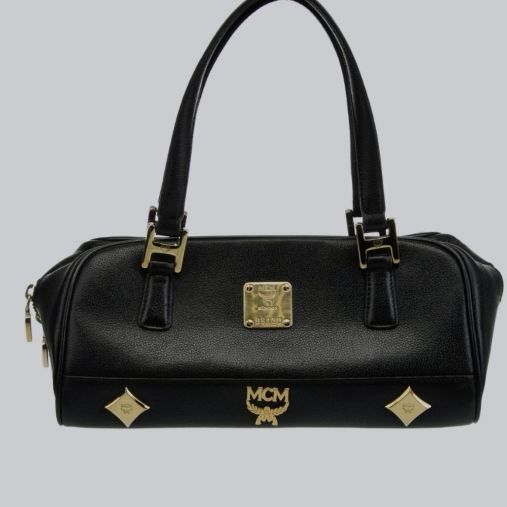MCM Black Leather Handbag